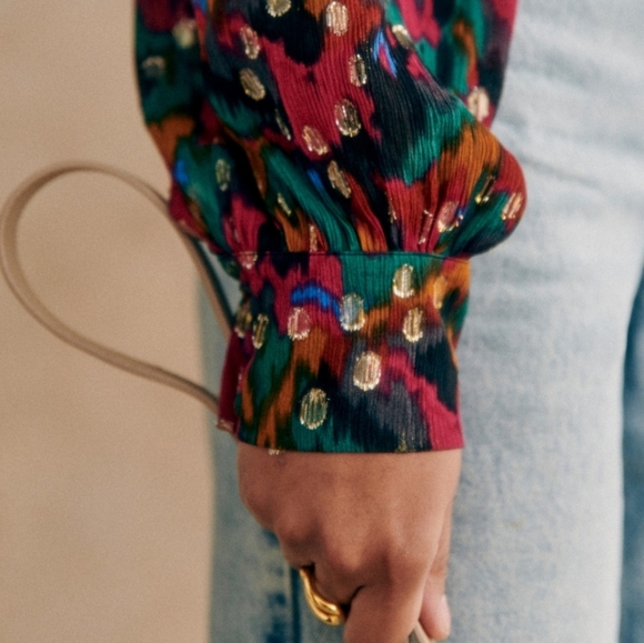 Sezane Lealys Lucky Print Shirt - Picture 4 of 6